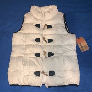 Ruff Hewn White Quilted Puffer Vest